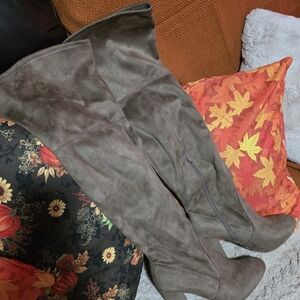 Charlotte Russe Brown Suede Ankle Boots
